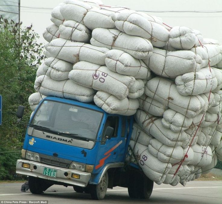 Overloaded
truck analogy