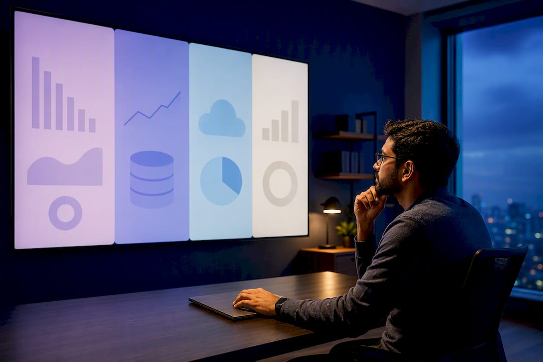 Engineer reviewing cloud database cost patterns