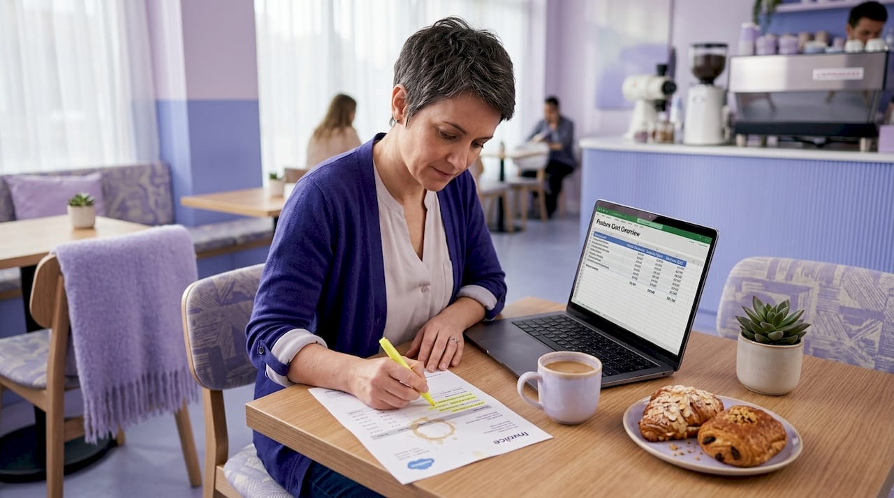 Product manager reviewing cloud feature costs