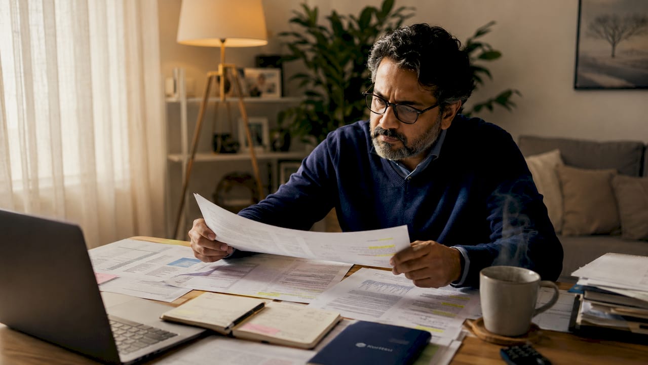 Analyst reviewing cloud discount documents