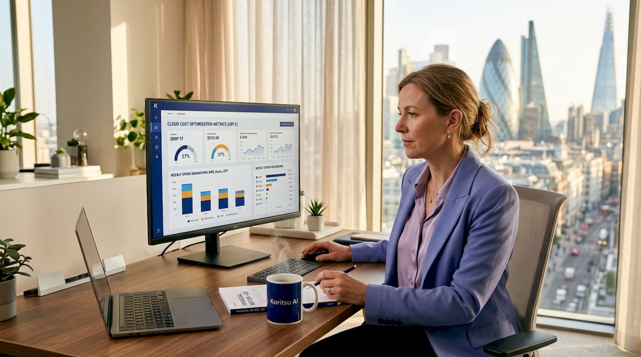 Finance leader analyzing cloud unit economics data