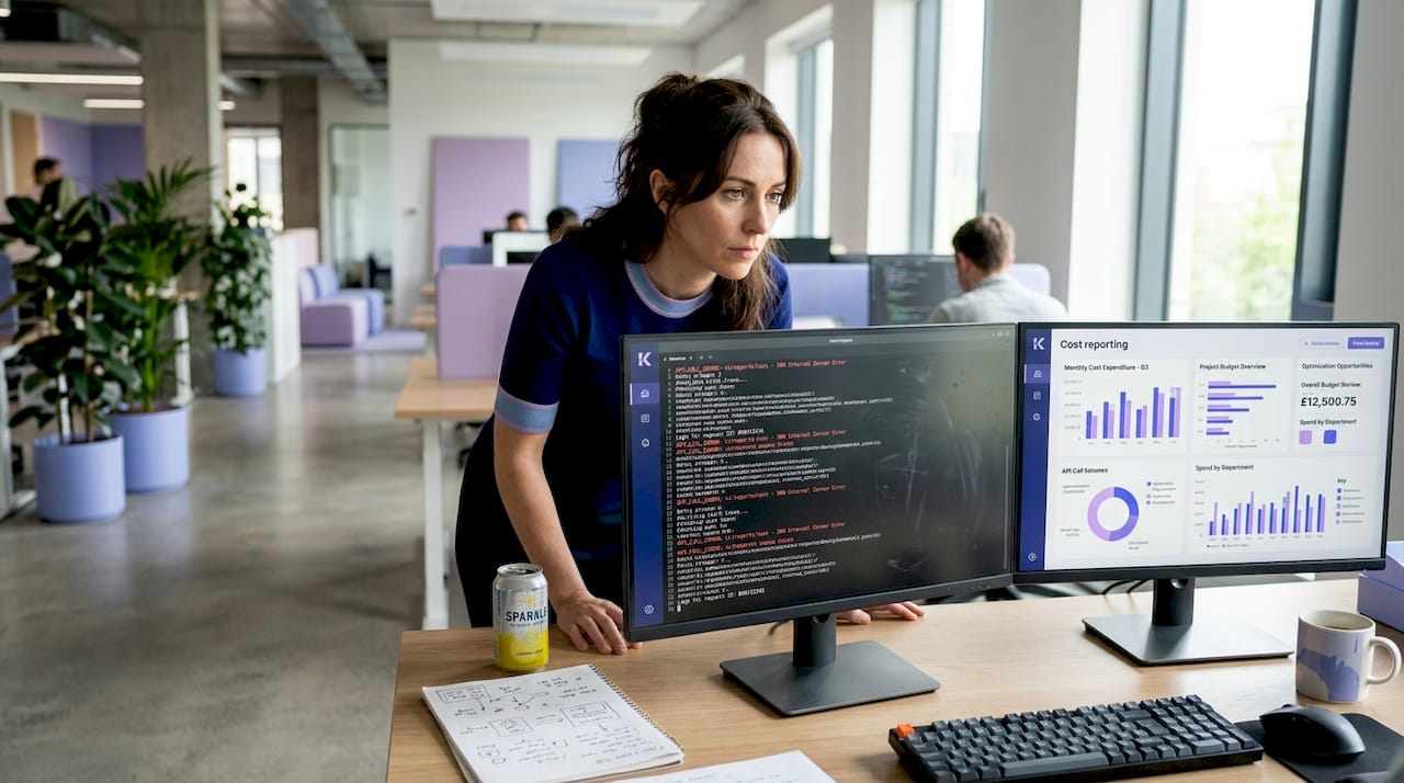 Engineer reviewing API error retry costs