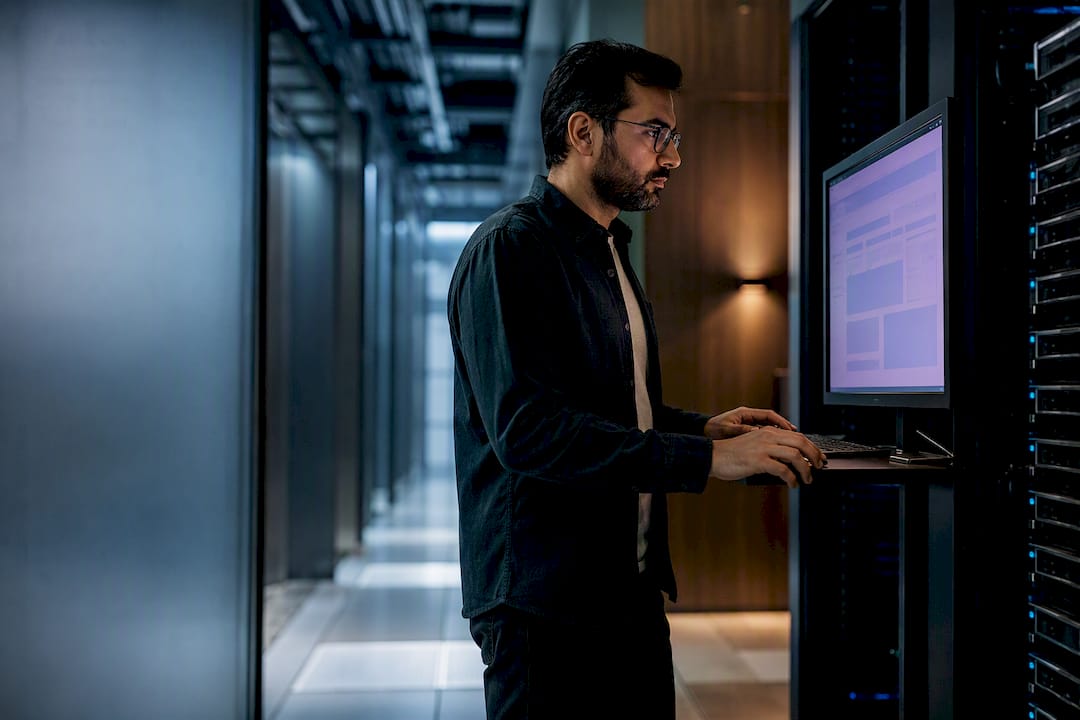 Engineer reviewing Kubernetes cost telemetry