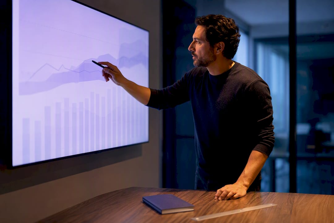 Analyst reviewing cloud spend forecast