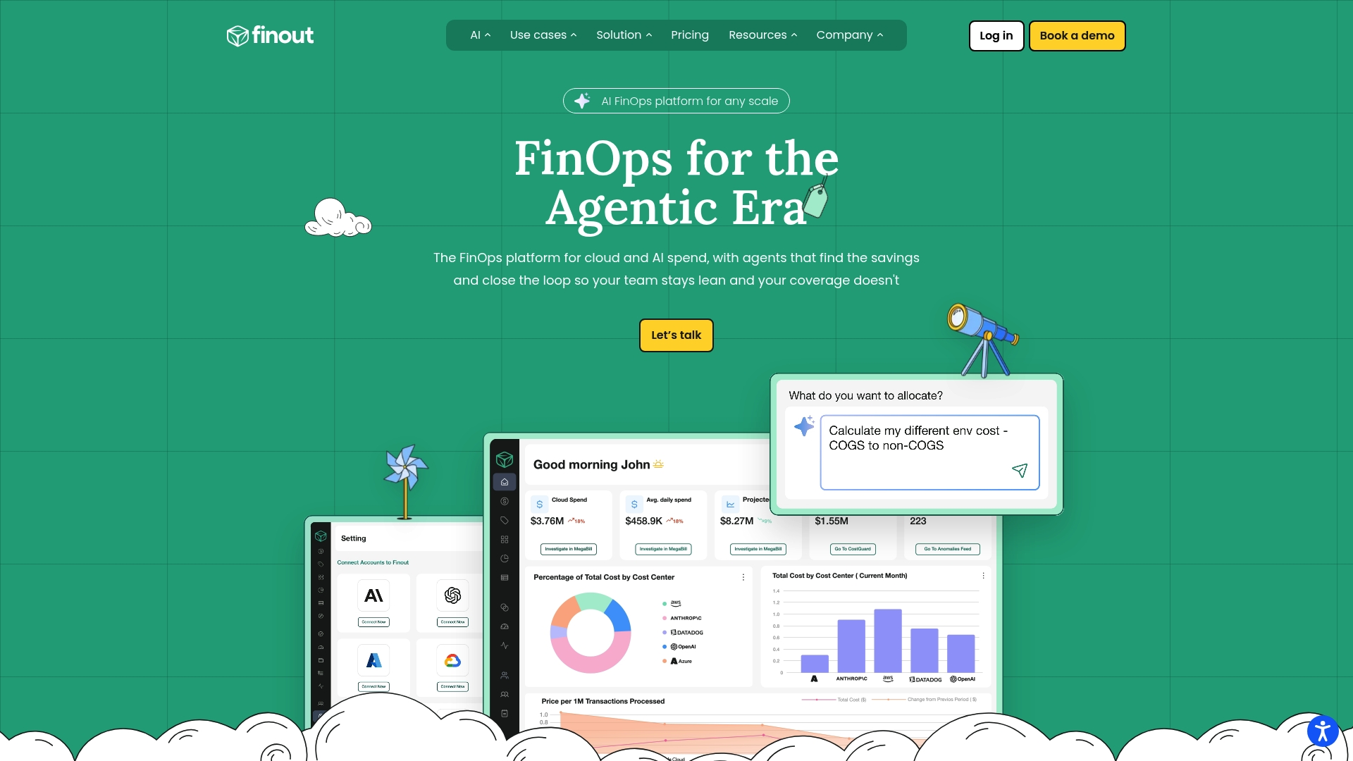 Finout cloud cost management platform