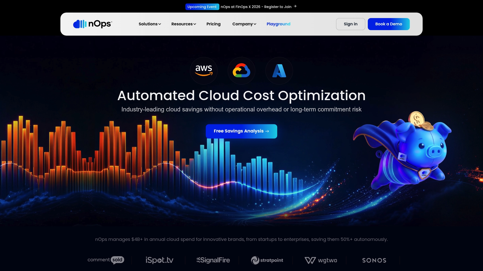 nOps cloud cost management platform