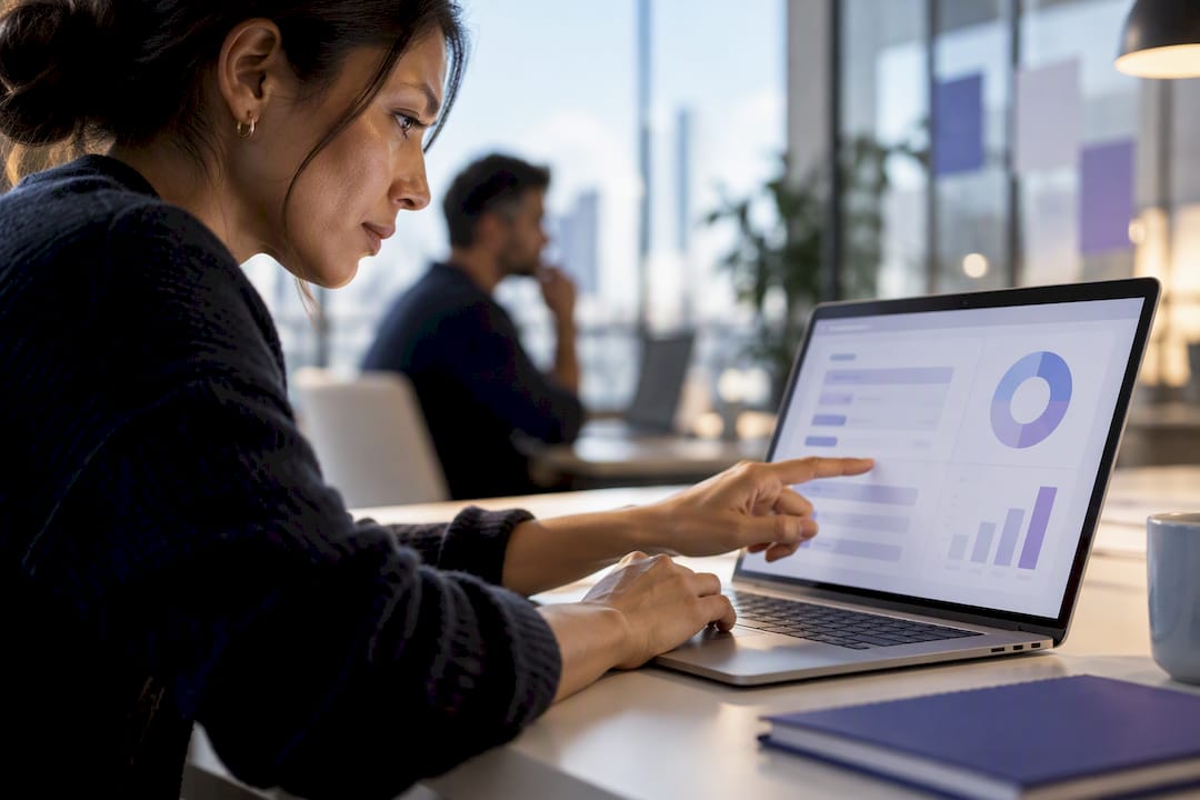 Engineering leader reviewing cloud cost KPIs