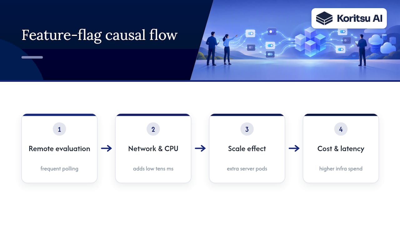 Feature flag polling infrastructure cost flow