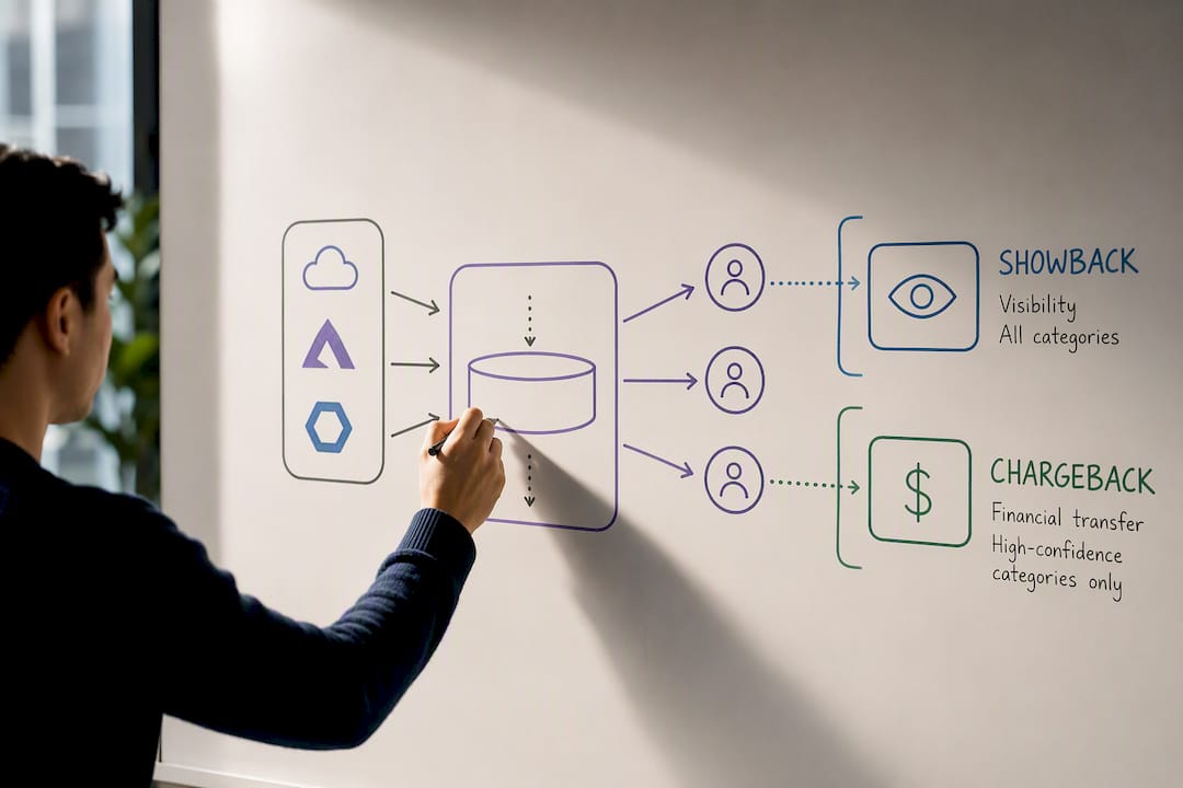 Cloud spending allocated to engineering teams