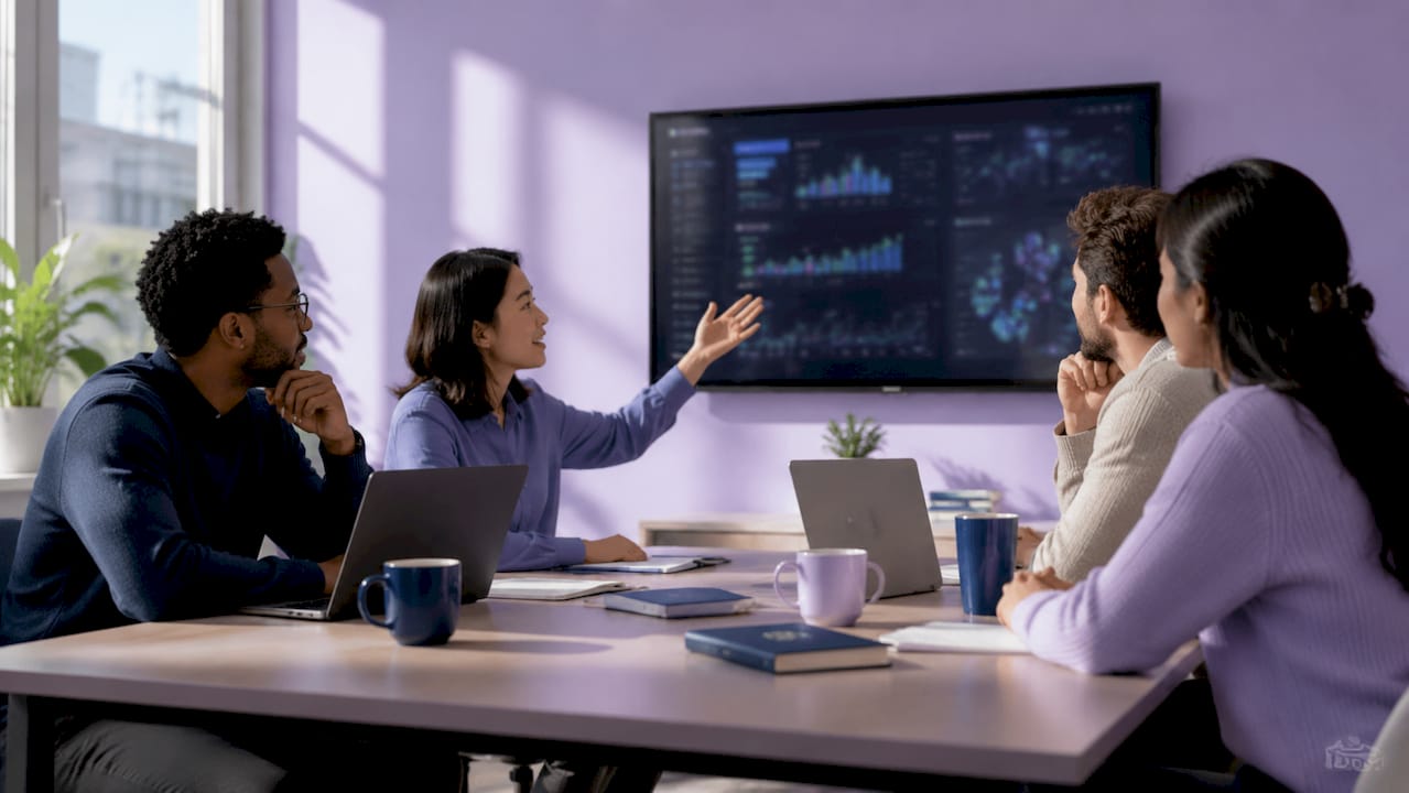 Platform engineering team discussing Kubernetes cost