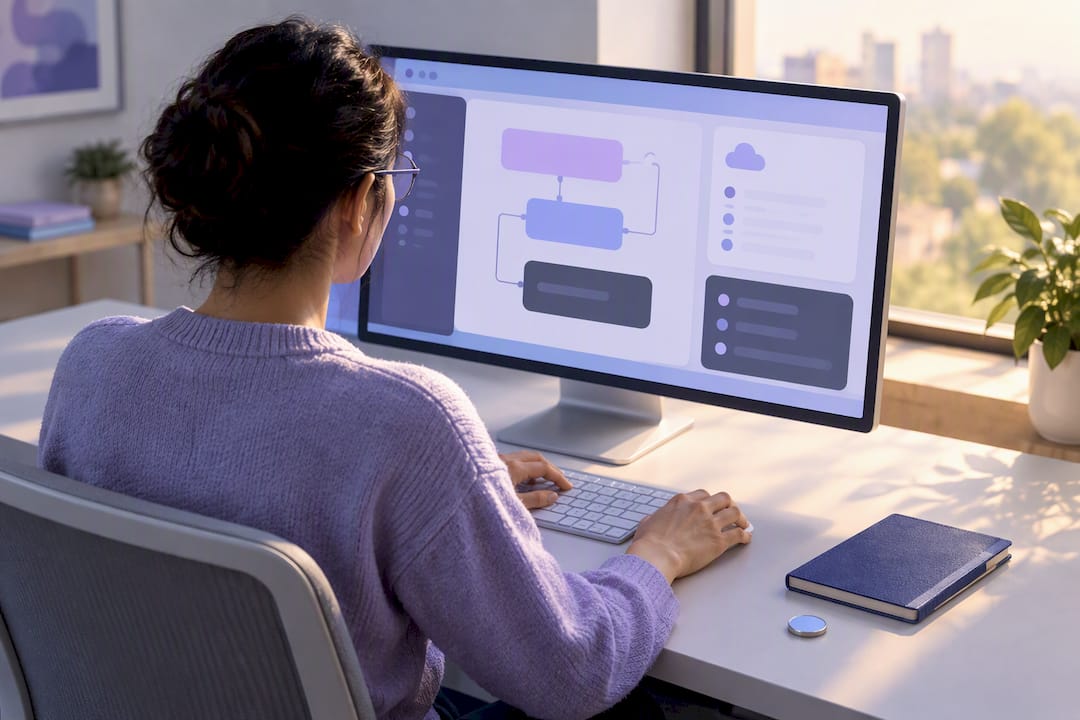 Engineer reviewing cloud deployment policy