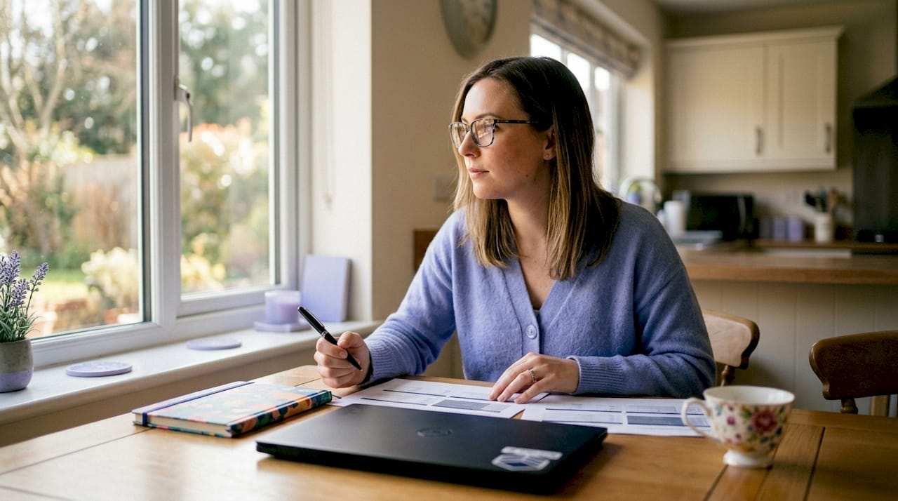 Cloud engineer reviewing cloud resource reports