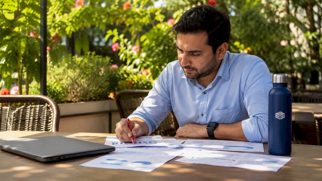 IT professional reviewing cloud cost reports