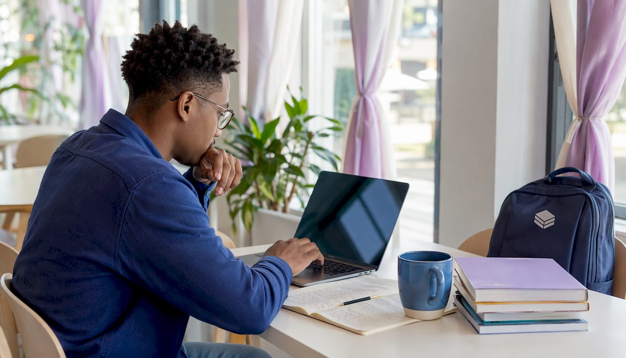 Engineer analyzing cloud costs in home office